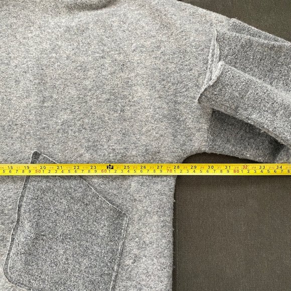 EXCELLENT Soft Surrounding Mercado Jacket Wool Full Zip Hooded Oversized OS S/M - Picture 4 of 7